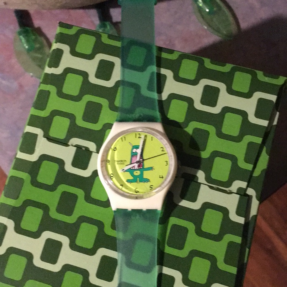 Time monster!!! Green an white